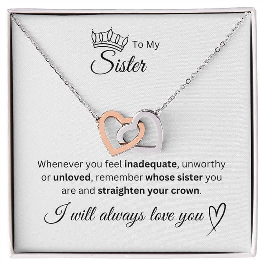 Sister-crown; Interlocking hearts