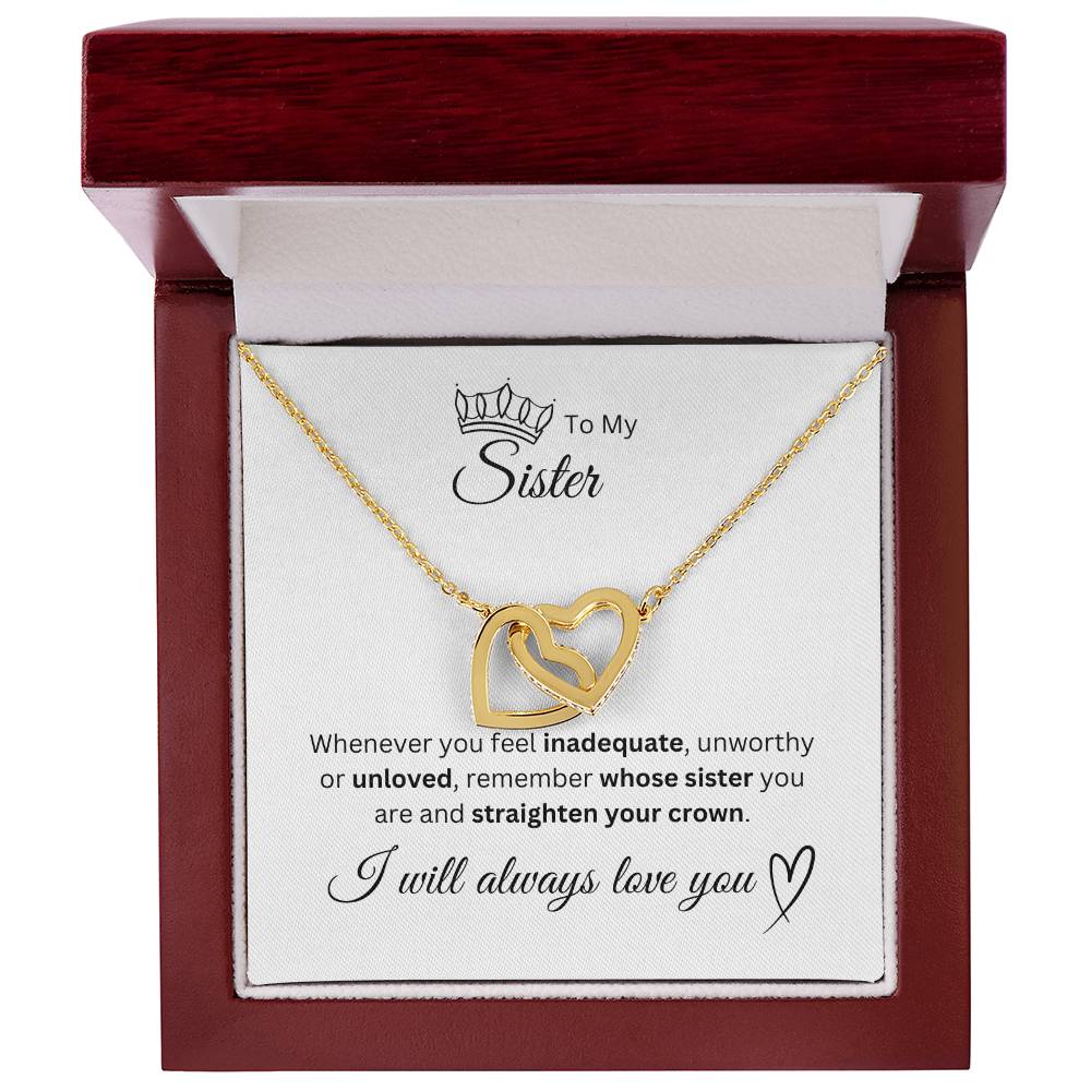 Sister-crown; Interlocking hearts