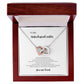 un-biological sister, you are loved! Interlocking hearts necklace