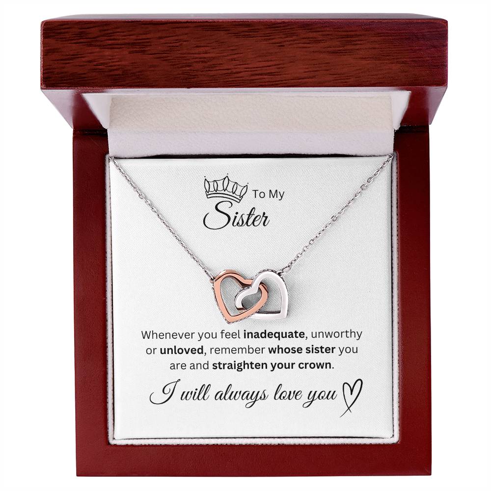 Sister-crown; Interlocking hearts