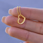 Delicate heart necklace