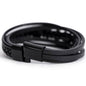 Reminder to keep him in all you do!   Cross Leather Bracelet