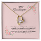 Granddaughter how special you are!! Forever Love Necklace
